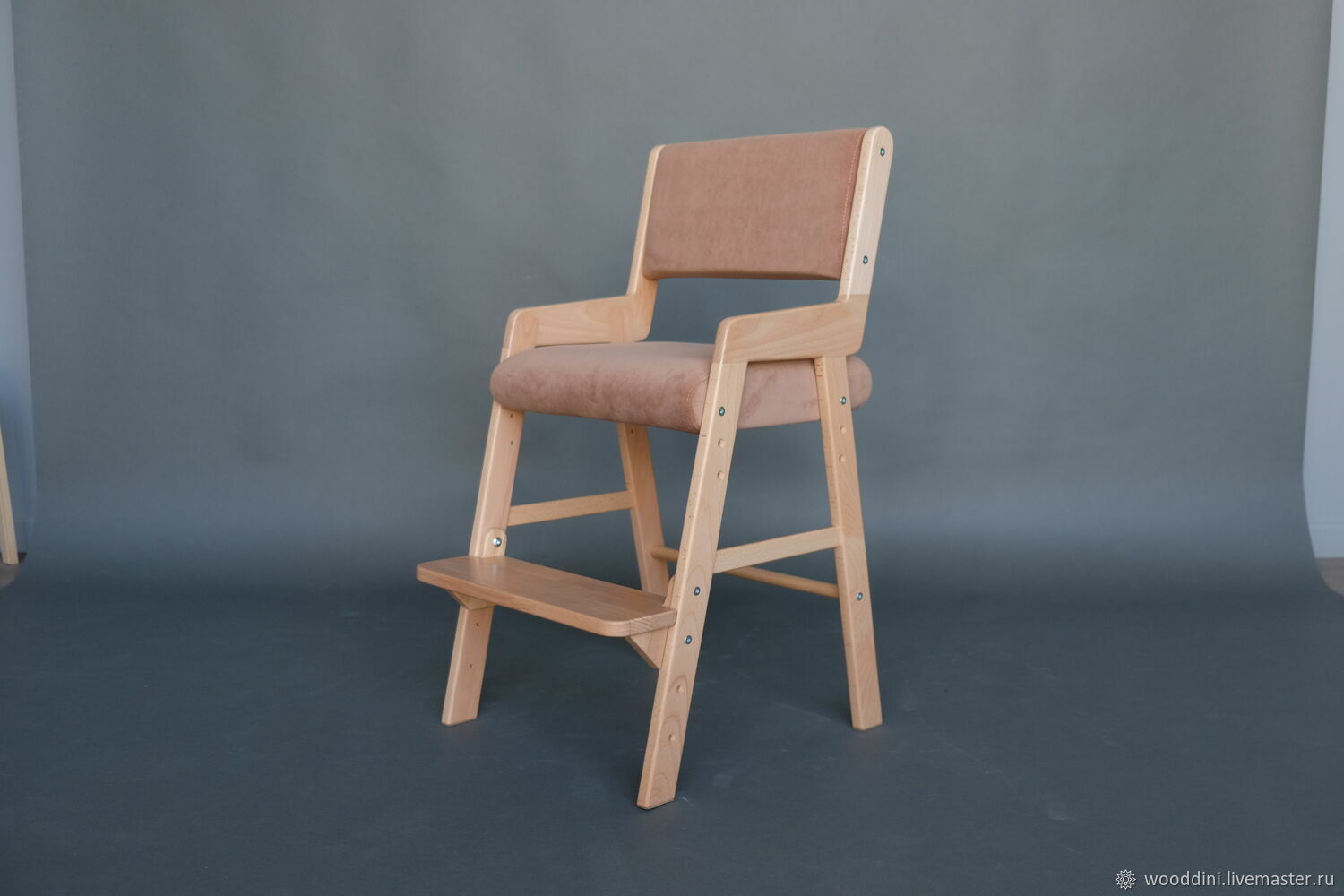 растущий стул для ребенка из бука
