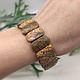 Natural patterned (sand) jasper bracelet. Bead bracelet. naturalkavni. Online shopping on My Livemaster.  Фото №2
