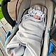 Конверт обнимашка. Комплект одежды для выписки. CottonHome Baby. Ярмарка Мастеров.  Фото №4