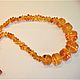 Заказать Бусы из балтийского янтаря "Prehistoric sun". Amber (jntar). Ярмарка Мастеров. . Колье Фото №3