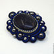 Order Brooch 'Night sky'. Soutazhe tale. Livemaster. . Brooches Фото №3