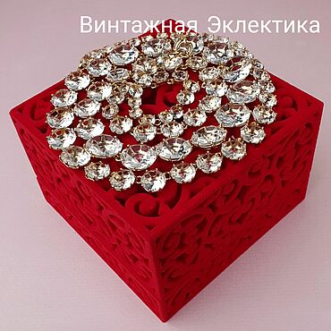 Винтаж ручной работы. Ярмарка Мастеров - ручная работа Винтаж: Колье винтажные: Колье сверкающее Les Nereides La Diamantine, Франция. Handmade.