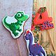 Order Gingerbread Dinosaurs. cookiezanna. Livemaster. . Gingerbread Cookies Set Фото №3
