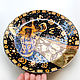 'Golden giraffe ' decorative plate-wall decoration. Decorative plates. Art by Tanya Shest. Online shopping on My Livemaster.  Фото №2