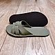 Босоногие кожаные шлёпки. Шлёпки. LaliShoes - босоногая обувь. Ярмарка Мастеров.  Фото №5