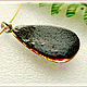 Order pendant 'gold mine, ' amber silver plated. Frollena II. Natural Baltic amber. Livemaster. . Pendants Фото №3