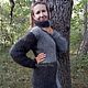Свитер удлиненный пуховый Геометрия Унисекс. Свитеры. Ирина Пуховый Рай (Downy Paradise). Интернет-магазин Ярмарка Мастеров.  Фото №2