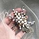 Свадебное украшение  для волос  «Кейт». Украшения для причесок. Karina Wedding Accessories. Ярмарка Мастеров.  Фото №5