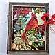 Ceramic tile with stained glass painting in the frame, Pictures, Novosibirsk,  Фото №1