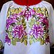Women's embroidered blouse 'Laminuet' LR3-248. Blouses. babushkin-komod. My Livemaster. Фото №4