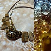 Necklace Rainy Season with crystal