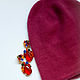 Order Angora merino beanie hat. Pink hat. GemKnitDesign. Livemaster. . Caps Фото №3