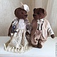 Свадебные мишки тедди. Мягкие игрушки. Teddy & things. Ярмарка Мастеров.  Фото №4