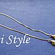 Серьги - продевки серебряные с фианитами ,,GOLDEN,,. Серьги-продевки. Tati Style. Ярмарка Мастеров.  Фото №4
