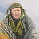 Funny portrait of a fisherman. Pictures. Andrej Smolenskij. Kartiny (andreysmolensky). Интернет-магазин Ярмарка Мастеров.  Фото №2