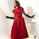 Dress in the style of 50's 'scarlet rose', Dresses, Moscow,  Фото №1