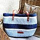 Сумка шоппер BAG19/"Marine". Сумка-шоппер. Картины, сумки и аксессуары. Ярмарка Мастеров.  Фото №4