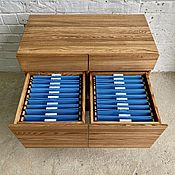 Для дома и интерьера handmade. Livemaster - original item Loft-style office cabinet made of solid ash. Handmade.