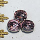 Order Rivoli rhinestones 18 mm Pink in a frame. Ostrov sokrovisch (Anastasiya Graf). Livemaster. . Rhinestones Фото №3