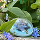 Forget-me-not... Gorgeous Summer Vintage Brooch. France. Vintage brooches. Antik Boutique Love. Online shopping on My Livemaster.  Фото №2