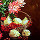 Order Paintings with flowers and fruits Dahlias oil. Zabaikalie. Livemaster. . Pictures Фото №3