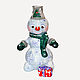 Снеговик с подарком, Снеговики, Краснодар,  Фото №1