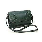 Сумки и аксессуары handmade. Livemaster - original item clutches: Women`s Leather Green Viann S44t-632 Clutch Bag. Handmade.