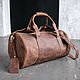 Кожаная Дорожная сумка Duffle Dark Brown. Дорожная сумка. Manticastore. Ярмарка Мастеров.  Фото №10