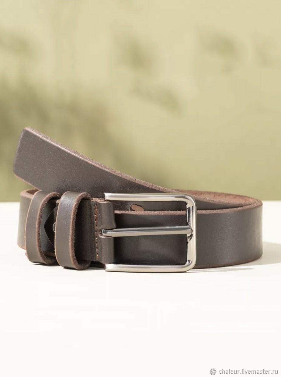 Ремень мужской из натуральной кожи в интернет-магазине Ярмарка Мастеров ...
