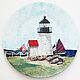 Order 'Lighthouse' decorative plate. Soaphand-made. Livemaster. . Plates Фото №3