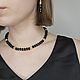 Серьги «Black lily». Серьги классические. Olga Kokina_jewelry. Интернет-магазин Ярмарка Мастеров.  Фото №2