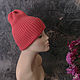 Women's knitted hat, beanie, hat, pumpkin. Caps. YuliaCrochet. Online shopping on My Livemaster.  Фото №2