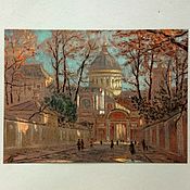 Картины и панно handmade. Livemaster - original item Alexander Nevsky Lavra painting with pastels. Handmade.
