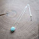 Pendant with amazonite. Pendants. ROCK AND SOUL. Online shopping on My Livemaster.  Фото №2