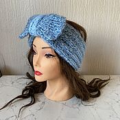 Аксессуары handmade. Livemaster - original item Headbands knitted with a bow. Handmade.