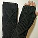 Flamingo mitts, black, Mitts, Kamyshin,  Фото №1