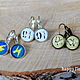 Earrings 'Harry Potter', 9 and 3 quarters, Harry Potter. Earrings. HappyFingers Movie store (happyfingers). My Livemaster. Фото №4