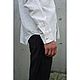 Рубашка мужская из конопли Hemp Big Shirt White. Рубашки мужские. VÄN Studio. Ярмарка Мастеров.  Фото №5