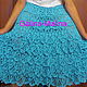 Order Knitted skirt.Sky blue. Galina-Malina (galina-malina). Livemaster. . Skirts Фото №3