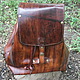 Backpack leather mahogany, Classic Bag, Balakovo,  Фото №1