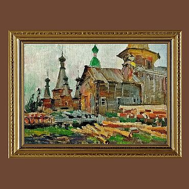 Картины и панно ручной работы. Ярмарка Мастеров - ручная работа "Восстановление храма". Handmade.