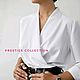 Блузка White  Prestige Collection в Офис и на Выход, Блузки, Москва,  Фото №1