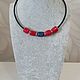 Order Choker necklace with coral and lapis lazuli. Handmade Jewelry. Livemaster. . Necklace Фото №3