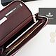  Портмоне клатч кошелек на молнии из натуральной кожи. Портмоне. Soltan Leather. Интернет-магазин Ярмарка Мастеров.  Фото №2