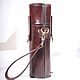Leather tube (case) for A4 documents, Organizer, St. Petersburg,  Фото №1