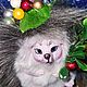 Ёжик пух. Интерьерная кукла. Lavka-charodejki-4. Ярмарка Мастеров.  Фото №7