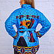 НОВИНКА: КУРТКА -рубашка "МИРО" синий. Куртки. ИВОЛГА- дизайн (ivolga-design1). Интернет-магазин Ярмарка Мастеров.  Фото №2