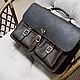 The briefcase. Men\'s bag. aleks.berg. My Livemaster. Фото №4