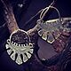 Серьги Вятичи. Серьги-калачи. LEVITAN jewellery. Ярмарка Мастеров.  Фото №4