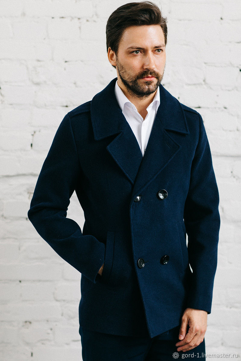 Мужское пальто Бушлат мод. 1 в интернет-магазине Ярмарка Мастеров по ...